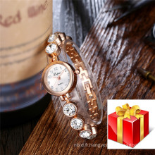 Accessoires de mariage et de soirée de haute qualité Bracelet en cristal Bracelet Montres-bracelets Femme